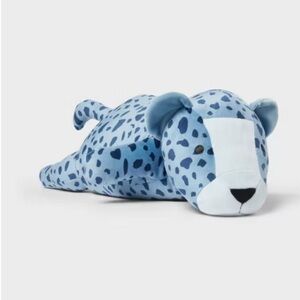 Cheetah Weighted Plush Kids' Throw Pillow Blue